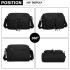 E6824-KONO Casual Multi Pocket Lightweight Cross Body Messenger Bag BLACK E6824-KONO Casual Multi Pocket Lightweight Cross Body Messenger Bag BLACK