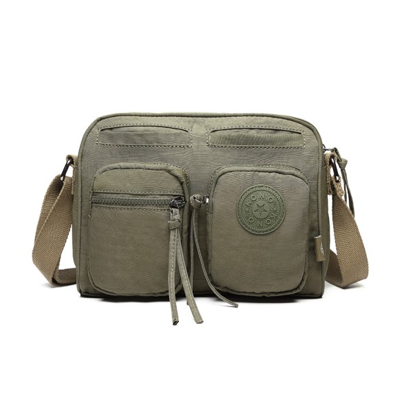 E6824-KONO Casual Multi Pocket Lightweight Cross Body Messenger Bag GREEN E6824-KONO Casual Multi Pocket Lightweight Cross Body Messenger Bag GREEN