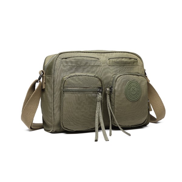 E6824-KONO Casual Multi Pocket Lightweight Cross Body Messenger Bag GREEN E6824-KONO Casual Multi Pocket Lightweight Cross Body Messenger Bag GREEN