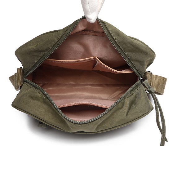 E6824-KONO Casual Multi Pocket Lightweight Cross Body Messenger Bag GREEN E6824-KONO Casual Multi Pocket Lightweight Cross Body Messenger Bag GREEN