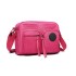 E6824-KONO Casual Multi Pocket Lightweight Cross Body Messenger Bag PLUM E6824-KONO Casual Multi Pocket Lightweight Cross Body Messenger Bag PLUM