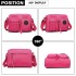 E6824-KONO Casual Multi Pocket Lightweight Cross Body Messenger Bag PLUM E6824-KONO Casual Multi Pocket Lightweight Cross Body Messenger Bag PLUM