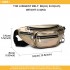 E6831-MISS LULU Patent Leather Zip Front WAISTBAG Bum Bag GOLD E6831-MISS LULU Patent Leather Zip Front WAISTBAG Bum Bag GOLD
