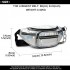 E6831-MISS LULU Patent Leather Zip Front WAISTBAG Bum Bag SILVER