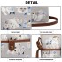E6838-17CT - Miss Lulu Cat Print Nylon Pouch Cross Body Bag - Grey E6838-17CT - Miss Lulu Cat Print Nylon Pouch Cross Body Bag - Grey