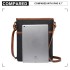 E6838 - Miss Lulu Washed Nylon Pouch Cross Body Bag - Black E6838 - Miss Lulu Washed Nylon Pouch Cross Body Bag - Black