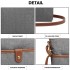 E6838 - Miss Lulu Washed Nylon Pouch Cross Body Bag - Grey E6838 - Miss Lulu Washed Nylon Pouch Cross Body Bag - Grey