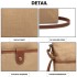 E6838 - Miss Lulu Washed Nylon Pouch Cross Body Bag - Khaki E6838 - Miss Lulu Washed Nylon Pouch Cross Body Bag - Khaki