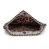 E6843 - Miss Lulu Leather Look Folded Metal Chain Clutch Shoulder Bag - Silver E6843 - Miss Lulu Leather Look Folded Metal Chain Clutch Shoulder Bag - Silver