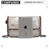 E6843 - Miss Lulu Leather Look Folded Metal Chain Clutch Shoulder Bag - Silver E6843 - Miss Lulu Leather Look Folded Metal Chain Clutch Shoulder Bag - Silver