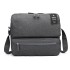 E6851 - Kono Multi Compartment Travel Shoulder Bag - Grey