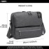E6851 - Kono Multi Compartment Travel Shoulder Bag - Grey
