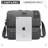 E6851 - Kono Multi Compartment Travel Shoulder Bag - Grey