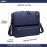 E6851 - Kono Multi Compartment Travel Shoulder Bag - Navy E6851 - Kono Multi Compartment Travel Shoulder Bag - Navy