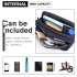 E6851 - Kono Multi Compartment Travel Shoulder Bag - Navy E6851 - Kono Multi Compartment Travel Shoulder Bag - Navy