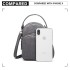E6901 - Kono Compact Multi Compartment Cross Body Bag - Grey