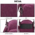 E6901 - Kono Compact Multi Compartment Cross Body Bag - Purple