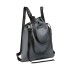 E6912 - Kono Nylon Multi Way Drawstring Backpack Shoulder Bag - Grey