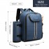 E6915 - Kono Canvas Picnic Backpack - Navy Blue