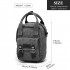 E6929 - Kono Mini Multi-Way Umhängetasche /Rucksack - Schwarz