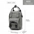 E6929 - Kono Mini Multi-Way Umhängetasche /Rucksack - Grau
