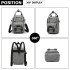 E6929 - Kono Mini Multi-Way Umhängetasche /Rucksack - Grau