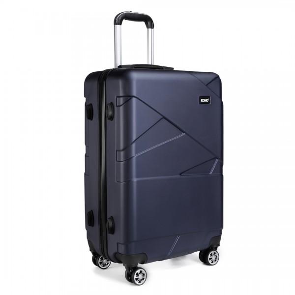 K1772-2L - Kono Hartschalenkoffer mit 20-Zoll-Verbandeffekt - Navy K1772-2L - Kono Hartschalenkoffer mit 20-Zoll-Verbandeffekt - Navy