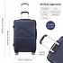 K1772-2L - Kono Hartschalenkoffer mit 20-Zoll-Verbandeffekt - Navy K1772-2L - Kono Hartschalenkoffer mit 20-Zoll-Verbandeffekt - Navy