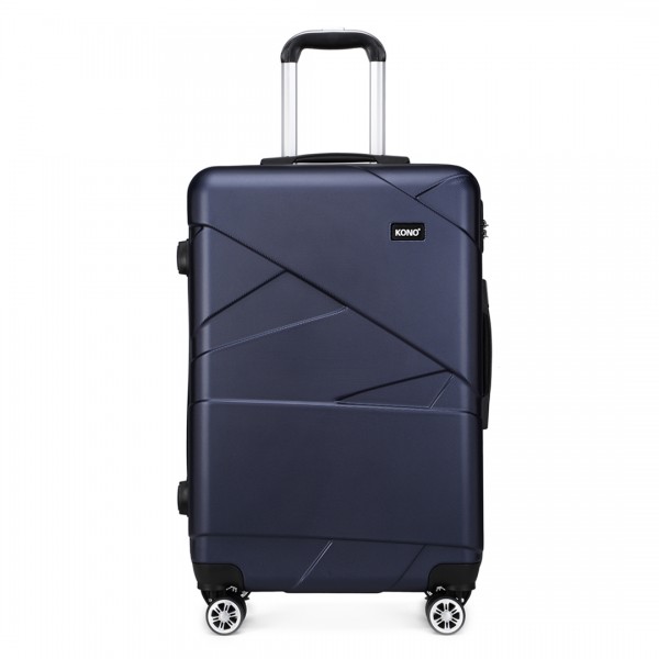 K1772-2L - Kono Hartschalenkoffer mit 20-Zoll-Verbandeffekt - Navy K1772-2L - Kono Hartschalenkoffer mit 20-Zoll-Verbandeffekt - Navy