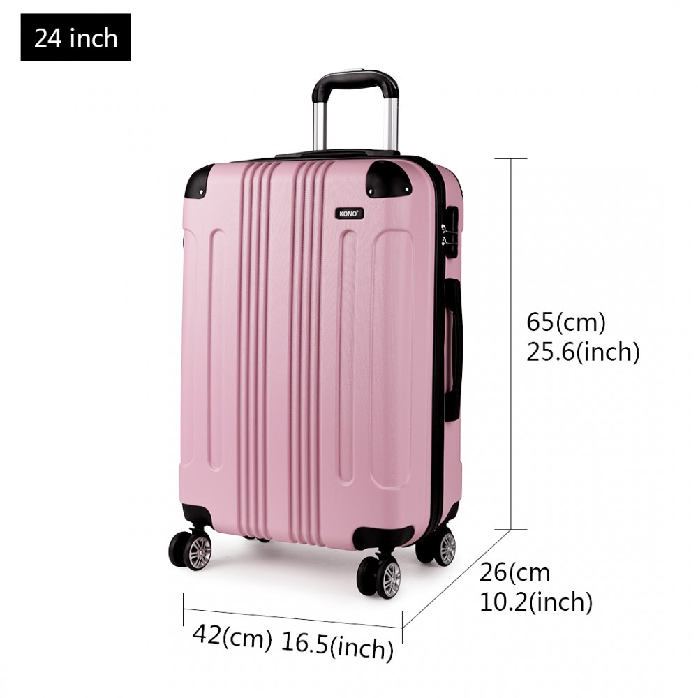 24 inch hard shell suitcase