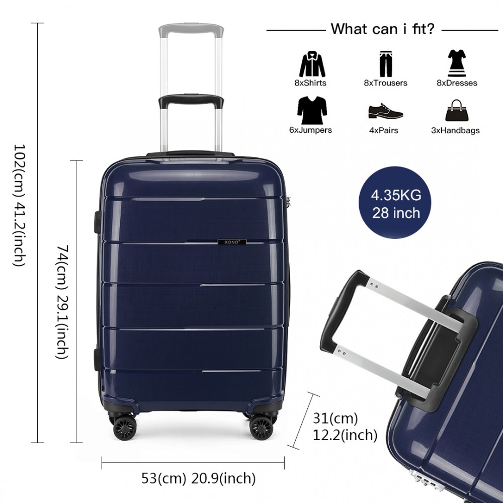 suitcase medium size hard shell