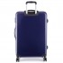 K6671L - Kono Hard Shell Suitcase Diamond Design 3 Piece Luggage Set Navy