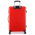 K6671L - Kono Hard Shell Suitcase Diamond Design 3 Piece Luggage Set Red