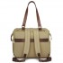 BCK2503 - Kono Große Wickeltasche mit Schuhefach, isolierte Taschen & wasserdichter Reißverschlusstasche - Khaki
