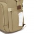 BCK2503 - Kono Große Wickeltasche mit Schuhefach, isolierte Taschen & wasserdichter Reißverschlusstasche - Khaki