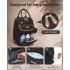 BCK2615 - Kono 3-in-1 Mama-Rucksack-Set mit Wickelmatte & isolierter Schnullertasche - Schwarz