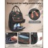 BCK2615 - Kono 3-in-1 Mama-Rucksack-Set mit Wickelmatte & isolierter Schnullertasche - Grau