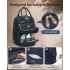 BCK2615 - Kono 3-in-1 Mama-Rucksack-Set mit Wickelmatte & isolierter Schnullertasche - Marineblau