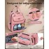 BCK2615 - Kono 3-in-1 Mama-Rucksack-Set mit Wickelmatte & isolierter Schnullertasche - Rosa