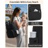 BCK2623 - Kono 2-in-1 Nappy Changing Backpack Set, Large Capacity Diaper Bag With Changing Mat - Black