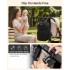 BCK2623 - Kono 2-in-1 Nappy Changing Backpack Set, Large Capacity Diaper Bag With Changing Mat - Black