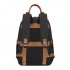 BCK2623 - Kono 2-in-1 Nappy Changing Backpack Set, Large Capacity Diaper Bag With Changing Mat - Black And Beige
