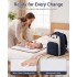 BCK2623 - Kono 2-in-1 Nappy Changing Backpack Set, Large Capacity Diaper Bag With Changing Mat - Navy And Beige