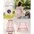 BCK2623 - Kono 2-in-1 Nappy Changing Backpack Set, Large Capacity Diaper Bag With Changing Mat - Pink And Beige
