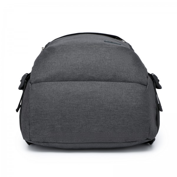 BPK2426 - Kono Minimalist Design Tech Backpack with USB & Type-C Port and Laptop Compartment - Dark Grey