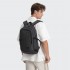BPK2426 - Kono Minimalist Design Tech Backpack with USB & Type-C Port and Laptop Compartment - Dark Grey