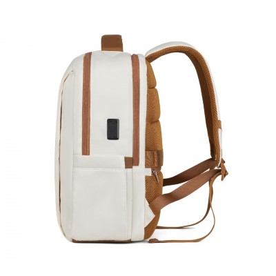 BPK2433 - Kono Water-Resistant Laptop Backpack with USB  display picture 1