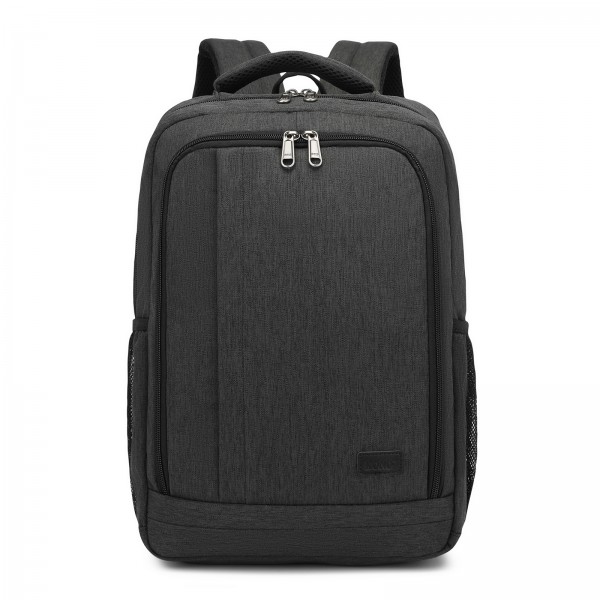 BPK2442 - Kono Commuter Laptop Backpack with USB & Type-C Port, Anti-Theft Pocket, Organised Storage - Black