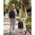 BPK2502 - Kono Casual Contemporary Backpack with Laptop Sleeve & Padded Straps for Daily Commute - Black and Brown
