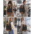 BPK2502 - Kono Casual Contemporary Backpack with Laptop Sleeve & Padded Straps for Daily Commute - Black and Brown